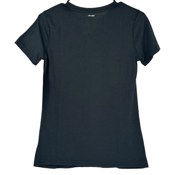 Adidas Youth Girls Climalite Ultimate V-Neck Short Sleeve Tee Black Size XL - Picture 10 of 11